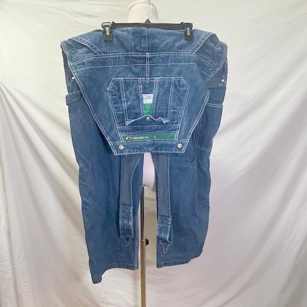 LIBERTY Classic Blue Stone Washed Denim Overalls L/XL
